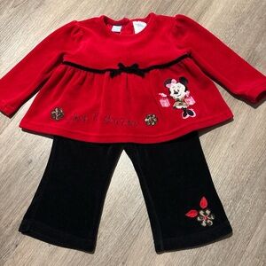 Red and Black Minnie Mouse Outfit
